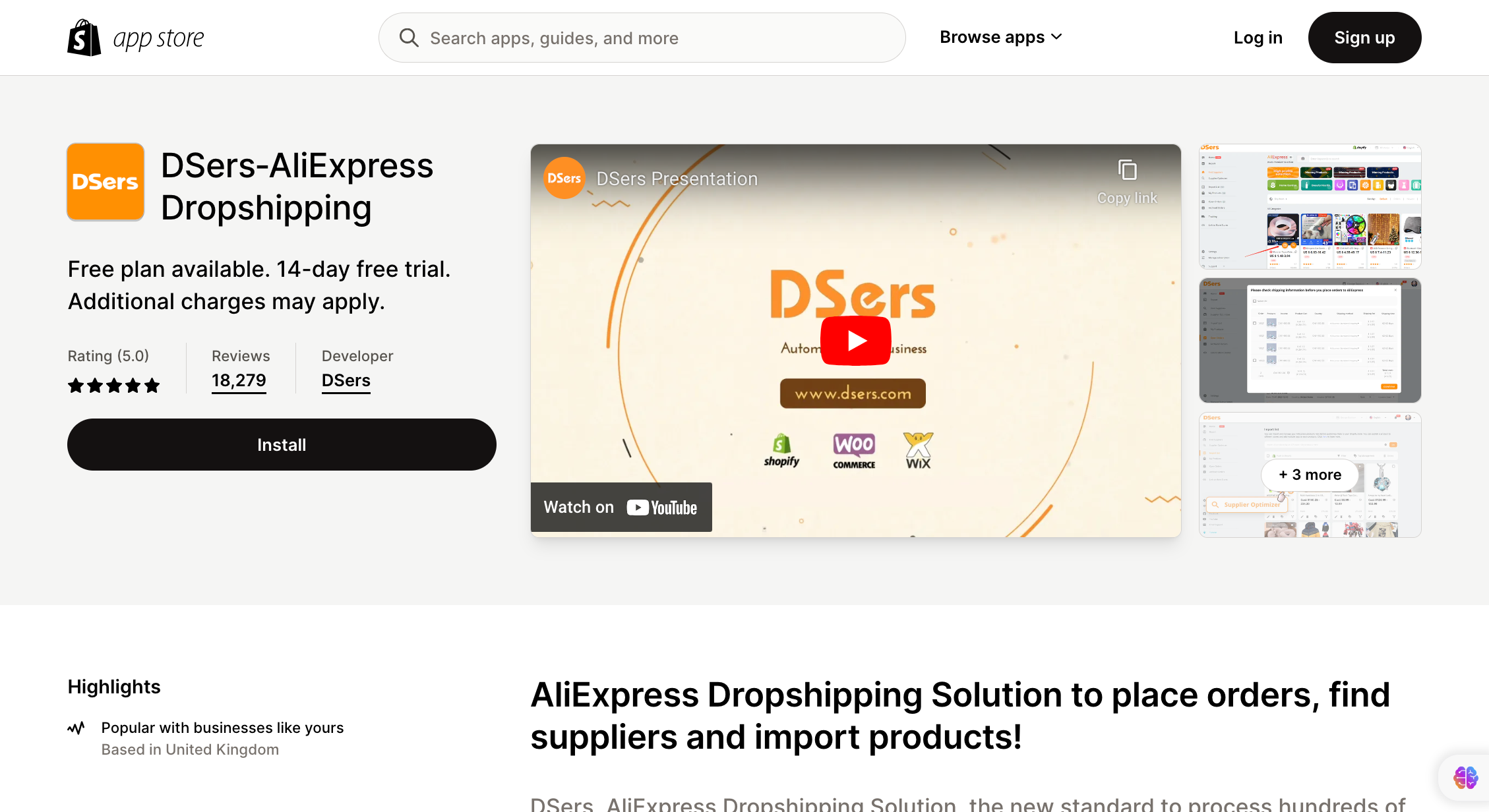 DSers‐AliExpress-Dropshipping-DSers-AliExpress-Dropshipping-Tool-Shopify-App-Store