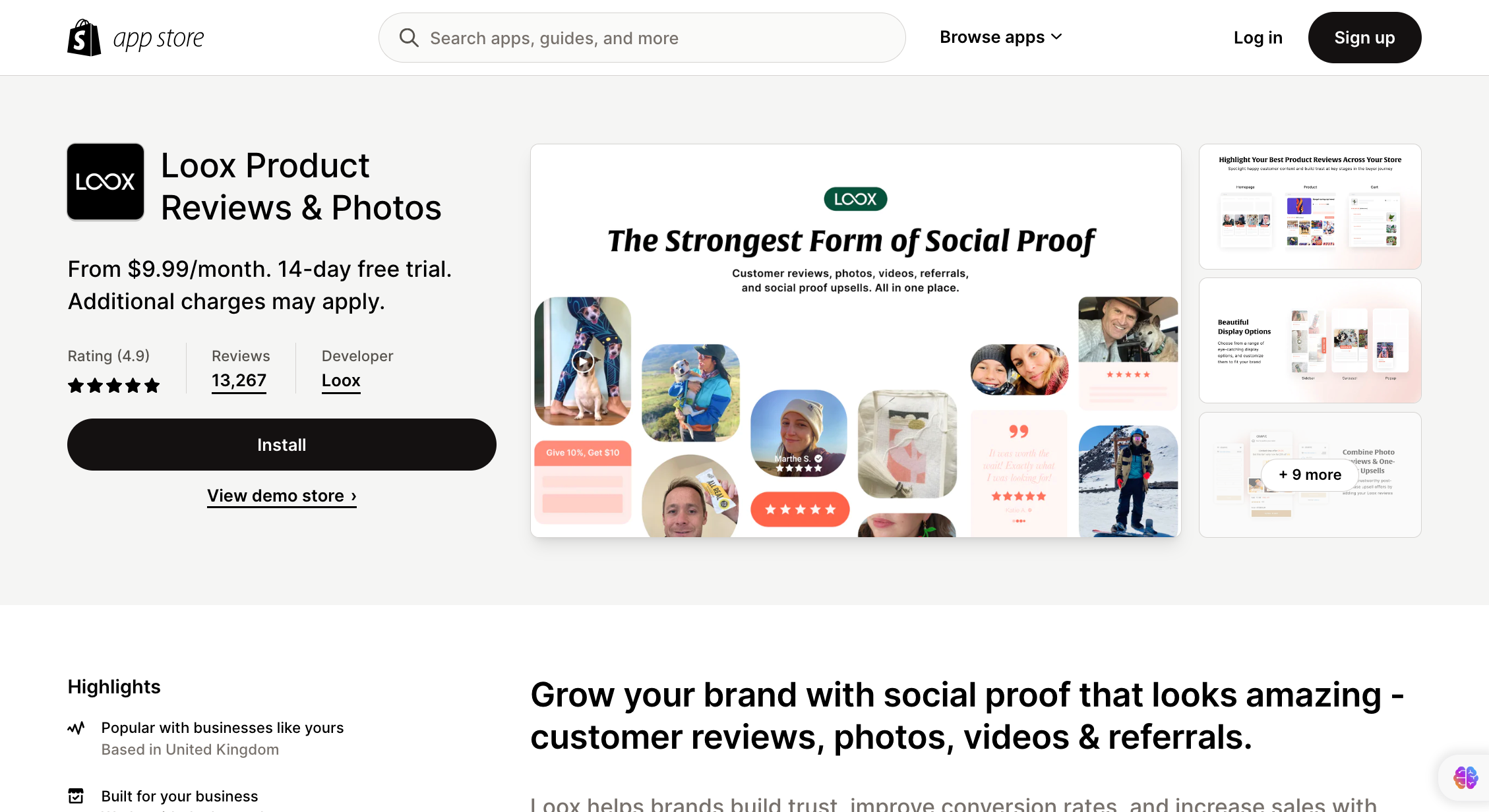 Loox-Product-Reviews-Photos-Loox-Shopify-Product-Reviews-UGC-Referrals-Upsells-Shopify-App-Store